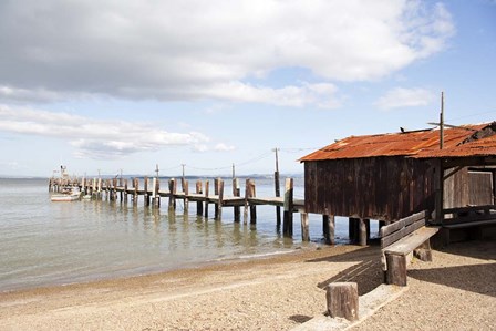 China Camp Pier by Lance Kuehne art print