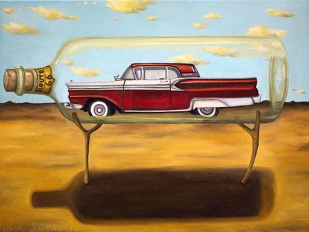 Galaxie In A Bottle by Leah Saulnier art print
