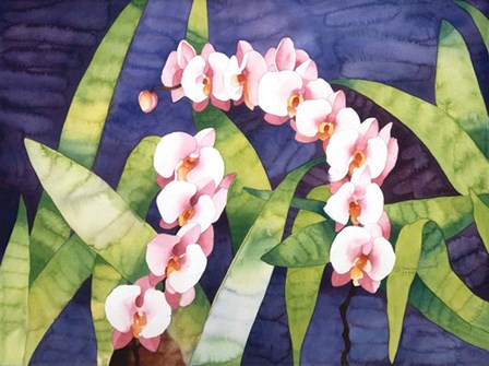 Sacred Orchids by Mary Russel art print