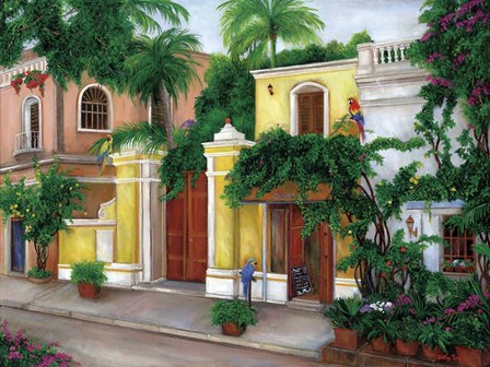Hacienda Parrots by Betty Lou art print