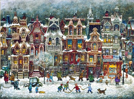 Montreal Winter by Bill Bell art print