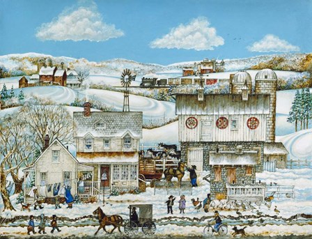 Cold And Clear by Bill Bell art print