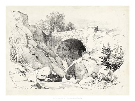 Idyllic Landscape V by J.D. Harding art print