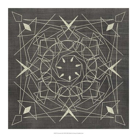 Geometric Tile VIII by Chariklia Zarris art print