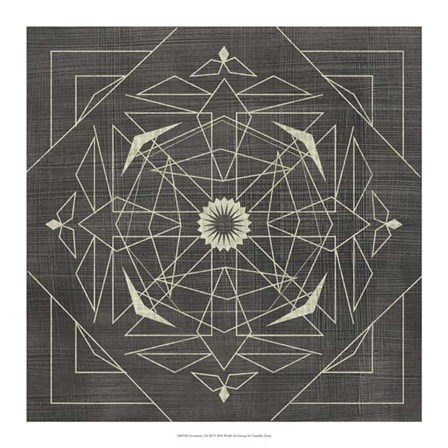 Geometric Tile IX by Chariklia Zarris art print