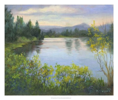 Oregon Reflections by Mary Jean Weber art print