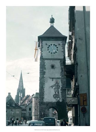 Clock Tower I by Carolyn Longley art print
