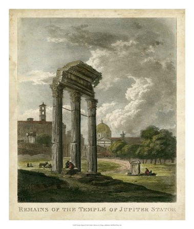 Temple of Jupiter by Merigot art print