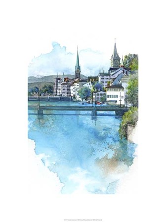 Zurich, Switzerland by Bruce White art print