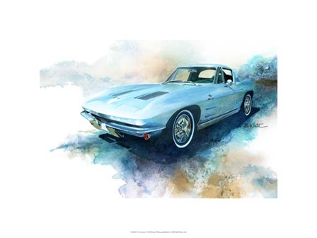 &#39;63 Corvette by Bruce White art print