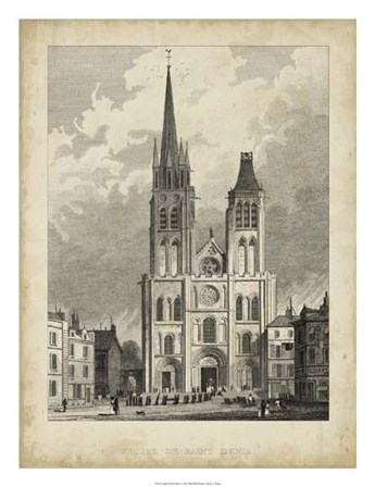 Eglise de St. Denis by A.Pugin art print
