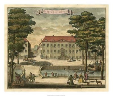 Scenes of the Hague I by G. Van Der Giessen art print
