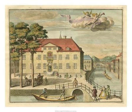 Scenes of the Hague III by G. Van Der Giessen art print