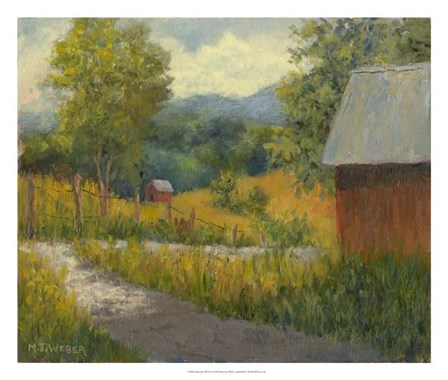 Kentucky Hill Farm by Mary Jean Weber art print
