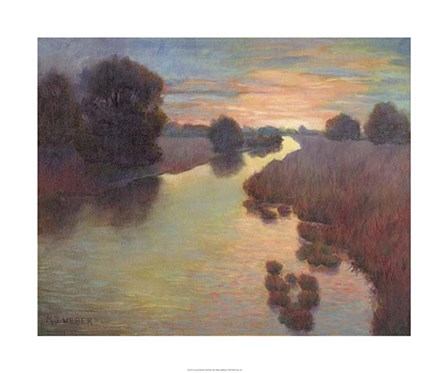 Evening Wetlands by Mary Jean Weber art print