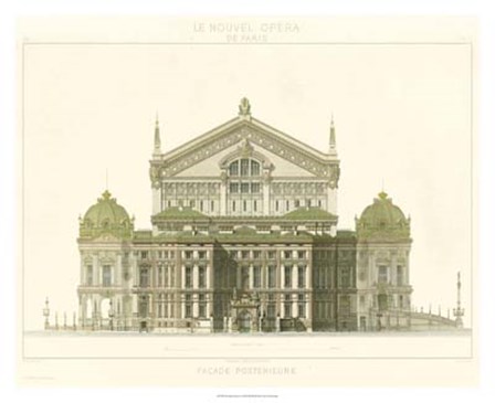 Paris Opera House I by Duchampt art print
