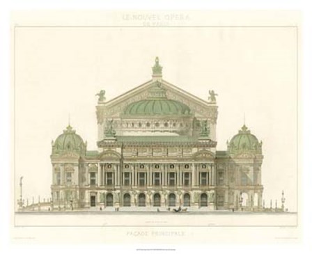 Paris Opera House II by Duchampt art print