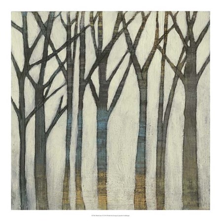 Birch Line I by Jennifer Goldberger art print