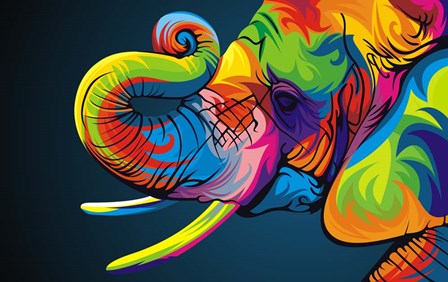 Elephant by Bob Weer art print