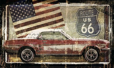 Road King by Mindy Sommers art print