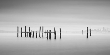 Postes y San Fco by Moises Levy art print