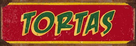 Tortas Red by RetroPlanet art print