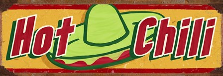 Hot Chili Gold by RetroPlanet art print