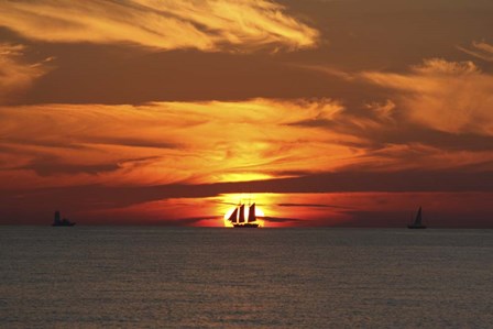 Bullseye Sunset by Robert Goldwitz art print