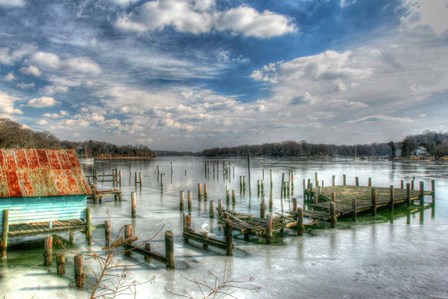 Eastern Shore January by Robert Goldwitz art print