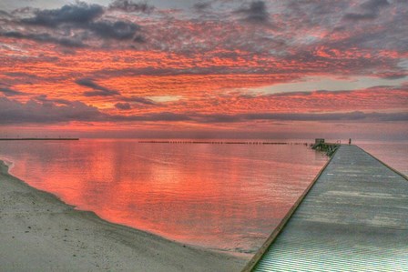 Red Higgs Sunrise by Robert Goldwitz art print