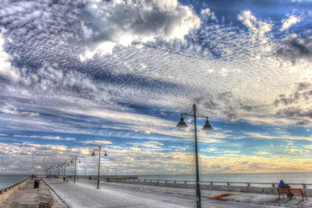 White Street Pier And Sky by Robert Goldwitz art print