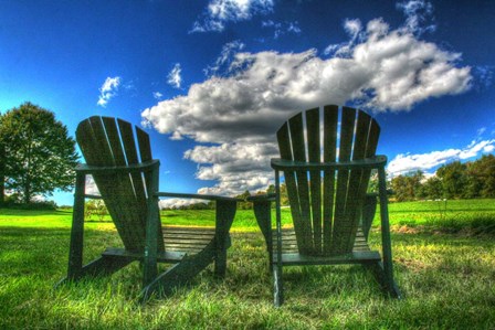 Two Chairs Back 20 by Robert Goldwitz art print