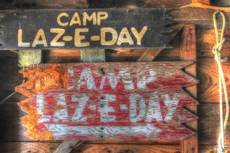 Camp Laz-E-Day by Robert Goldwitz art print