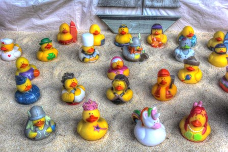 Rubber Duckies by Robert Goldwitz art print
