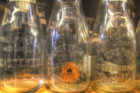 Dairy Bottles by Robert Goldwitz art print