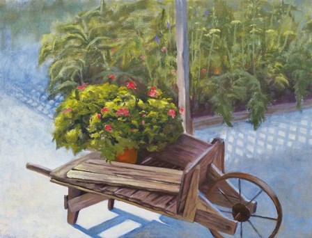 Wheel Barrow by Rusty Frentner art print