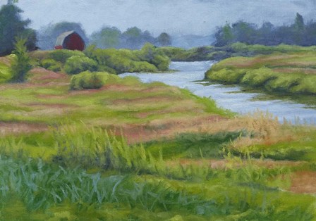 Winding Stream by Rusty Frentner art print