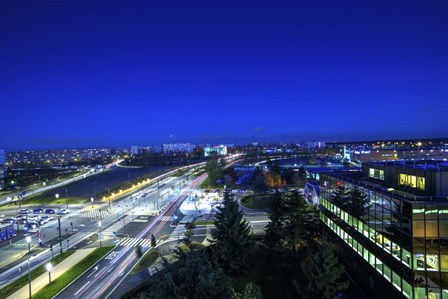 Roof Velizy by Sebastien Lory art print