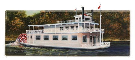 River Boat by Tim Knepp art print