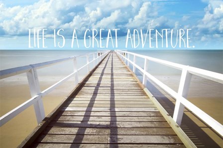 Life Is A Great Adventure by Tina Lavoie art print