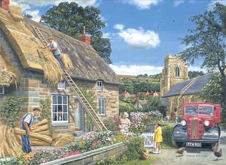 A New Thatch by Trevor Mitchell art print