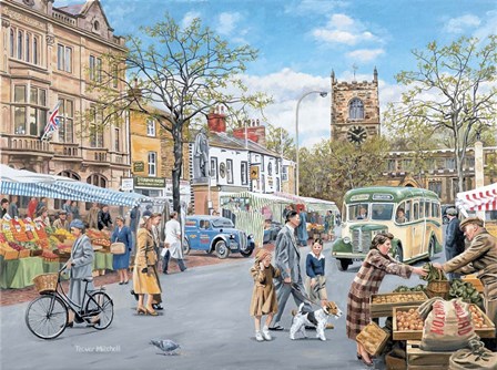Market Day by Trevor Mitchell art print