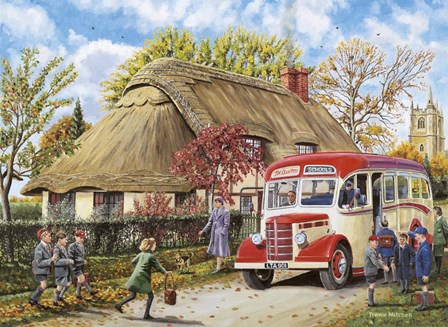 Autumn Term by Trevor Mitchell art print