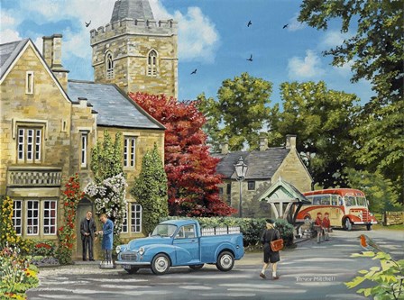 At The Vicarage by Trevor Mitchell art print