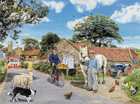 Post For The Farm by Trevor Mitchell art print