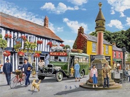 The Marketplace by Trevor Mitchell art print