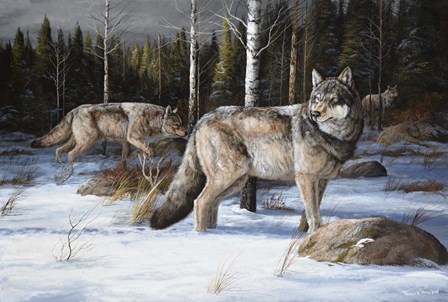 Pack Leaders by Trevor V. Swanson art print