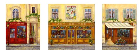 Paris Triptych B by Vessela G. art print