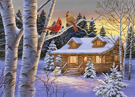 Rustic Retreat by William Vanderdasson art print