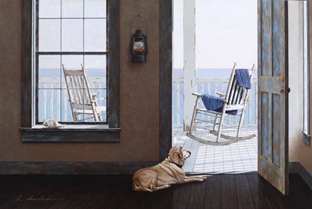 Look Over The Sea by Zhen-Huan Lu art print